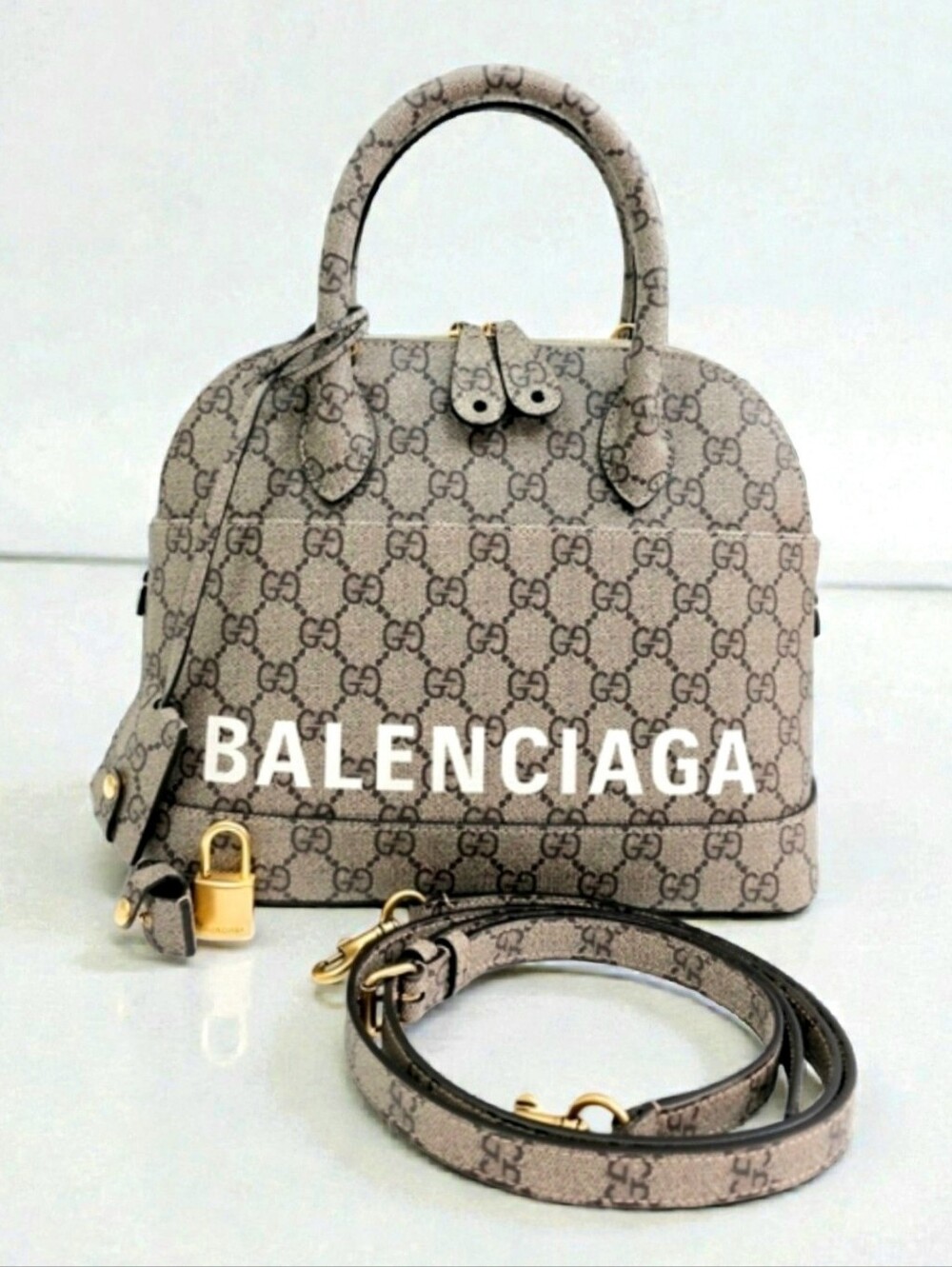✨️Rare Gucci x Balenciaga Hacker Project Ville Small Top Handle - Picture 1 of 15